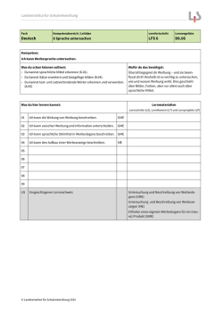 Ich kann Werbesprache untersuchen.