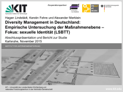 Diversity Management in Deutschland: Empirische Untersuchung