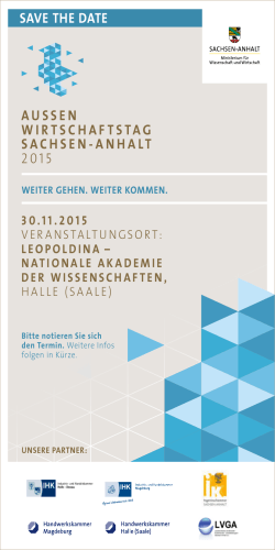 Aussenwirtschaftstag Sachsen-Anhalt 2015