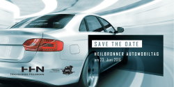 SAve tHe dAte - Wirtschaftsförderung Raum Heilbronn GmbH