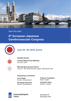8th European-Japanese Cerebrovascular Congress
