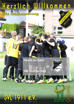 Heute zu Gast: SW Breckerfeld