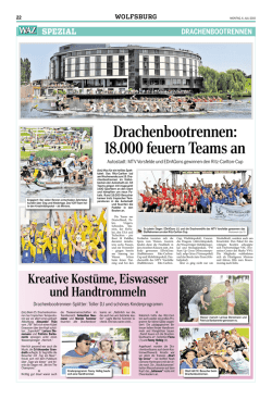 Drachenbootrennen: 18.000 feuern Teams an
