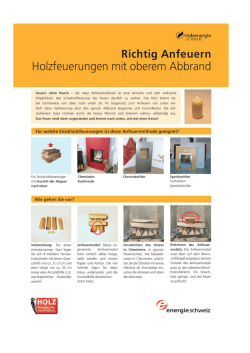 Richtig Anfeuern