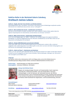 Drehbuch meines Lebens - rubicon