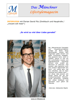 Interview mit Florian David Fitz - M