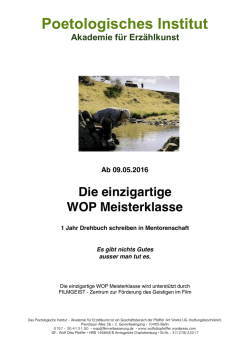 Info MK 2016/2 - Wolf Otto Pfeiffer
