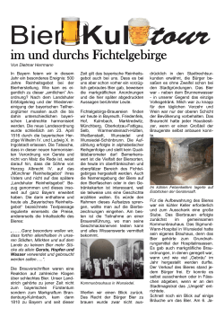 im und durchs Fichtelgebirge