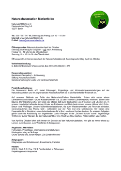 Gr&uuml;ner Lernort Naturschutzstation