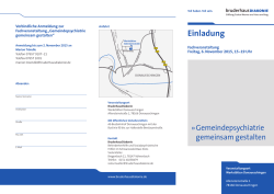 Einladung - Behindertenhilfe und Sozialpsychiatrische Hilfen