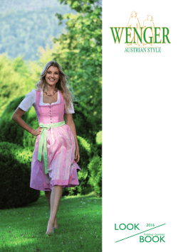 Prospekt-Download - Trachten Wenger Austrian Style