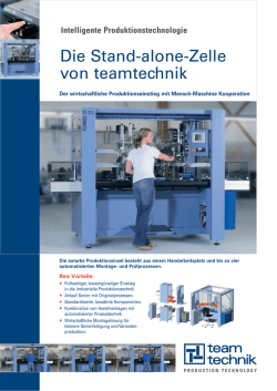 Die Stand-alone-Zelle von teamtechnik
