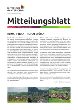 HEIMAT FINDEN &ndash; HEIMAT SP&Uuml;REN