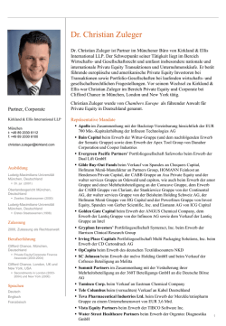 Dr. Christian Zuleger