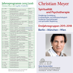 Methoden-Fortbildung 2015