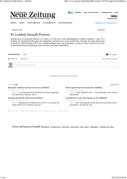 IG Losholz besucht Prozess