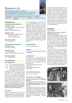 Hausen a. A. - Kirchgemeinde Hausen