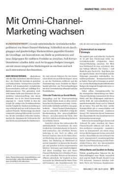 Mit Omni-Channel-Marketing wachsen