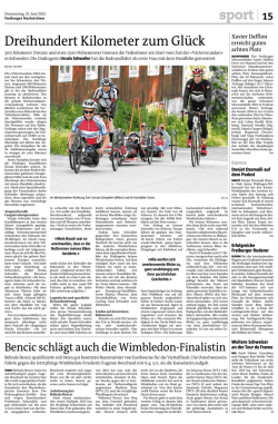 Dreihundert Kilometer zum Gl&uuml;ck
