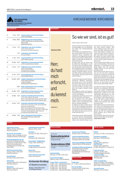 Herr, du hast mich erforscht, und du kennst mich.
