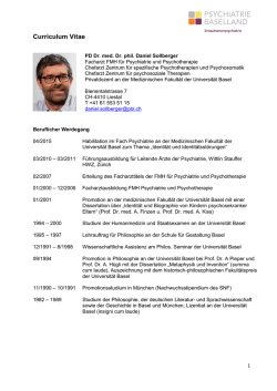 PD Dr. med. Dr. phil. Daniel Sollberger