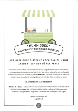 DER GEFEIERTE 3-STERNE KÜCH DANIEL HUMM ZAUBERT AUF