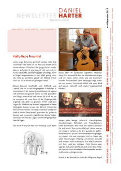 HARTER DANIEL NEWSLETTER