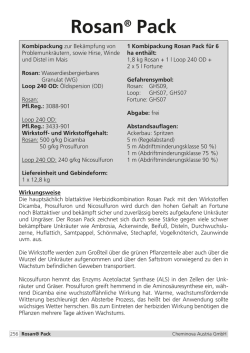 Rosan® Pack - Cheminova Austria