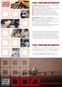 pack and go logistic pack and go logistic