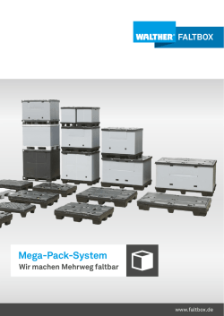 Mega-Pack-System - WALTHER Faltbox