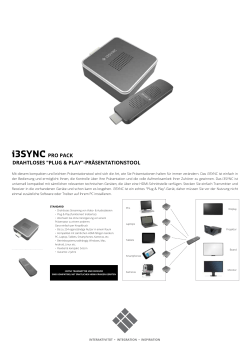 i3SYNC PRO PACK DRAHTLOSES "PLUG & PLAY - Futurum