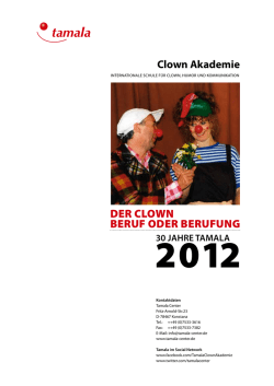 Informationsbrosch&uuml;re 30 Jahre Tamala