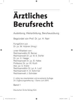 Stand Juni 2015 - e-Shop - Deutscher Ärzte
