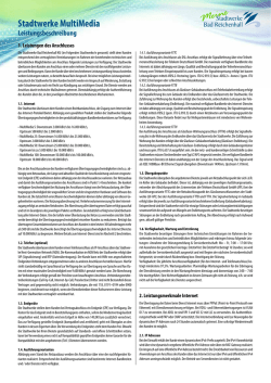 Stadtwerke MultiMedia - Stadtwerke Bad Reichenhall