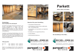 Parkett - Michel + Jenni AG