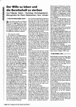 Der Wille zu leben und