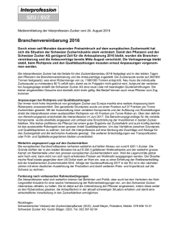 Interprofession Zucker - svz-fsb