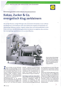 Kakao, Zucker & Co.