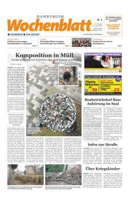 Komposition in Müll - Hamburger Wochenblatt