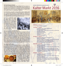 Kalter Markt 2016
