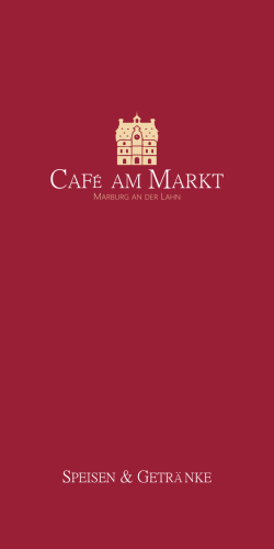 Café Am Markt Marburg