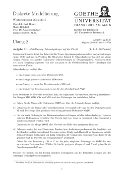 Blatt 2 - Professur für Theoretische Informatik