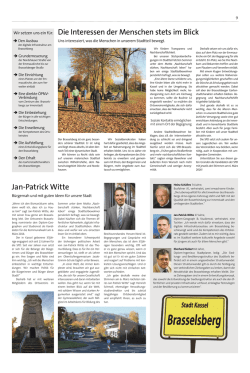 Jan-Patrick Witte Die Interessen der Menschen stets im Blick