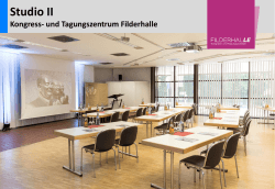 Filderhalle Studio 2 (PDF 1,1MB) - Tagungs