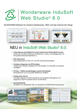 Wonderware InduSoft Web Studio® 8.0
