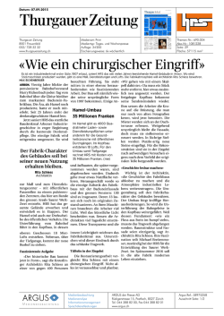 Zum Artikel in der Thurgauer Zeitung