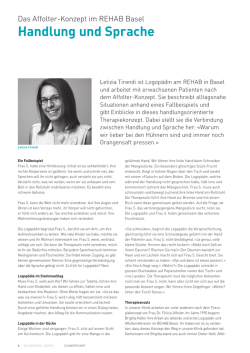 Handlung und Sprache, Letizia Tirendi, Logopädie