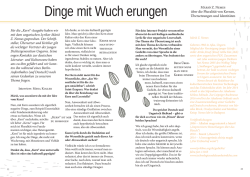 Dinge mit Wuch erungen