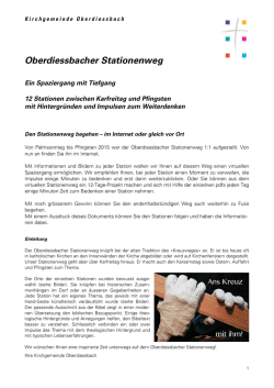Informationen, Bilder, Karte - Kirchgemeinde Oberdiessbach