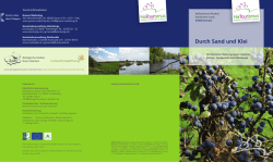 Durch Sand und Klei - Biologische Station Kreis Steinfurt